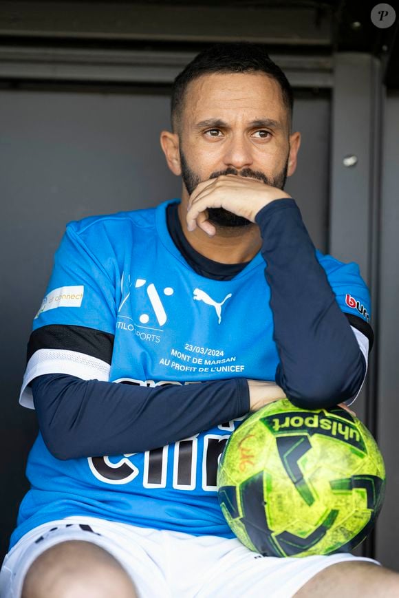 Exclusif - Malik Bentalha - Match Team Mont de Marsan Vs Team UNICEF France au stade André et Guy Boniface à Mont de Marsan le 23 mars 2024. 
© Pierre Perusseau / Bestimage