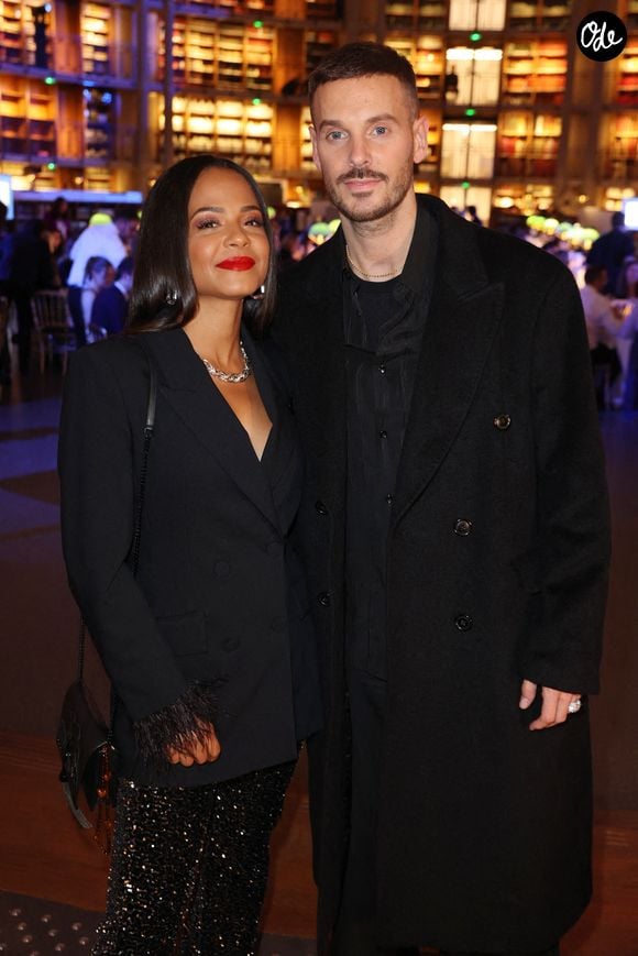 Christina Milian et son mari M. Pokora assistent à la séance photo du « Make a Wish Gala » à Paris, en France, le 25 novembre 2024. Photo de Jérôme Dominé/ABACAPRESS.COM