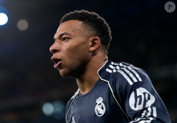 Kylian Mbappé du Real Madrid pendant le match Manchester City vs Real Madrid en huitième de finale de l'UEFA Champions League à Manchester, Angleterre, 17 mars 2026. Imago/PsnewZ/Bestimage
