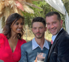 Papa d’Ezio né par GPA, Mathieu Ceschin a accordé une interview sur YouTube à Gossiproom.

Karine Le Marchand au mariage de Mathieu et d'Alexandre (ADP 15). Instagram