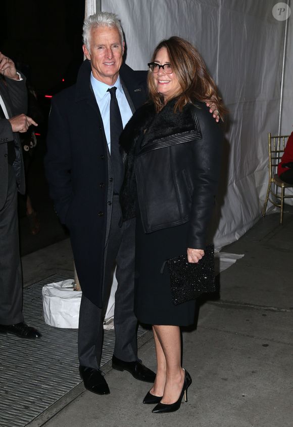 John Slattery et sa femme Talia Balsam - Arrivée des people à la 25ème soirée annuelle 'Gotham Independent Film Awards' à New York, le 30 novembre 2015. © FAMEFLYNET / BESTIMAGE