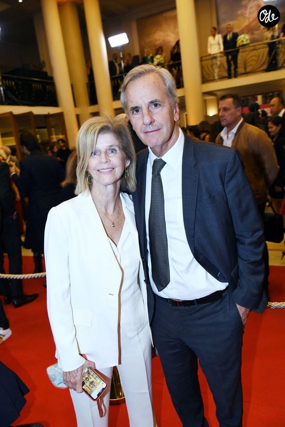 Exclusif - Bernard de la Villardière et sa femme Anne arrivant au "concerto pour la paix" de Omar Harfouch au théâtre des Champs-Elysées à Paris le 18 septembre 2024.
© Rachid Bellak / Bestimage
