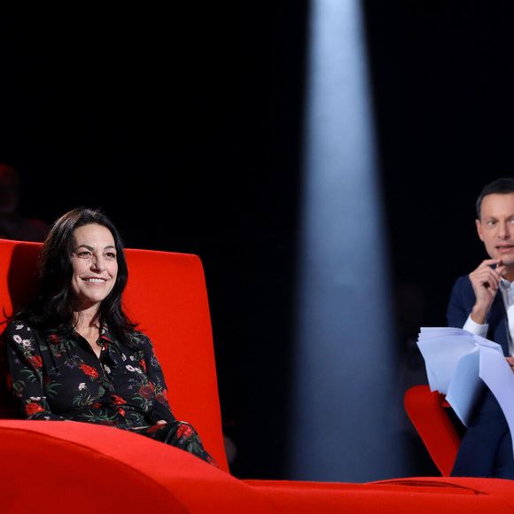 Exclusif - Marc-Olivier Fogiel et Lio - Enregistrement de l'émission "Le Divan" avec Lio en invitée et présentée par Marc-Olivier Fogiel, qui sera diffusée le 26 octobre sur France 3. Le 16 octobre 2018
© Dominique Jacovides / Bestimage