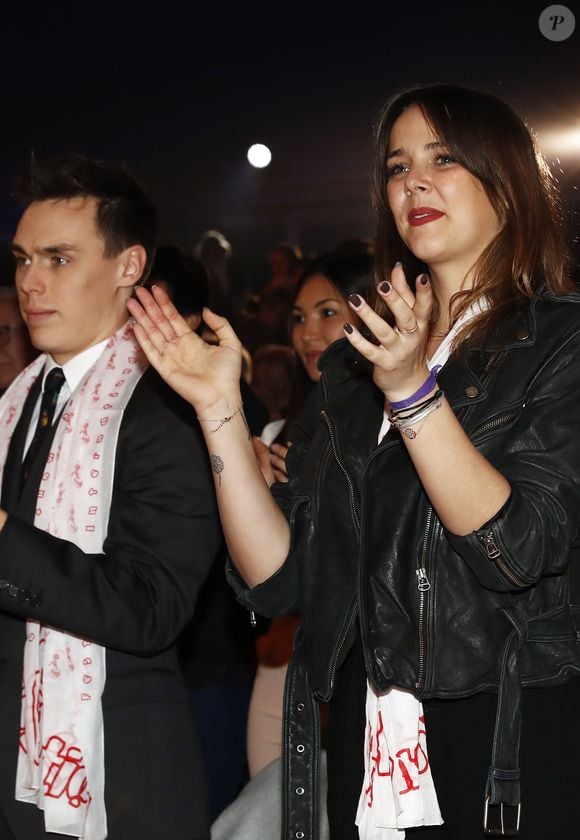 Louis Ducruet et sa soeur Pauline Ducruet, la  fille de la princesse Stéphanie de Monaco et présidente de l'événement lors de  la cérémonie de remise des prix de la 6ème édition de "New Generation"