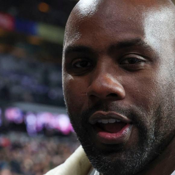Teddy Riner - Match de rugby du Tournoi des Six Nations : La France l'emporte sur l'Angleterre 48 - 46 au Stade de France à Saint-Denis le 14 mars 2026.

© Michael Baucher / PsnewZ / Bestimage