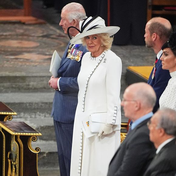 La famille royale britannique et les personnalités assistent à un service d'action de grâce à l'abbaye de Westminster à Londres, à l'occasion du 80ème anniversaire du jour de la Victoire en Europe (VE Day), le 8 mai 2025. Mirrorpix / Bestimage
