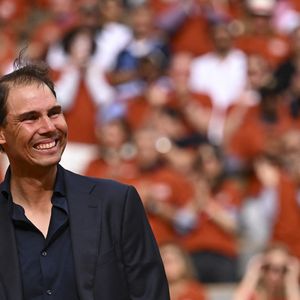 Hommage à Rafael Nadal lors des Internationaux de France de Tennis de Roland Garros 2025, sur le court Philippe-Chatrier au Complexe Roland-Garros à Paris, France, le 25 mai 2025. © Corinne Dubreuil/Pool FFT/Bestimage