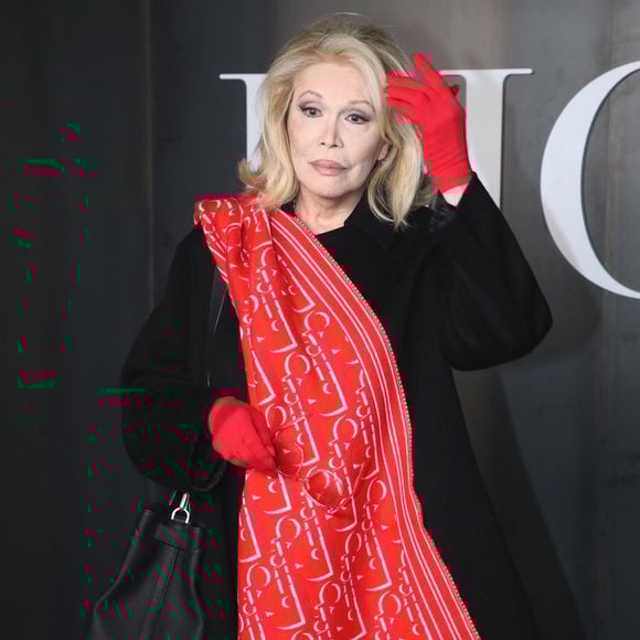 Amanda Lear  au photocall du défilé Dior Homme à l'École-Militaire lors de la semaine de la mode masculine automne/hiver 2025-2026 à Paris, France, le 24 janvier 2025. © Bertrand Rindoff/Bestimage