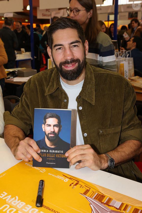Nikola Karabatic à la Hall Georges Brassens de Brive-la-Gaillarde pour la 43 ème Foire du Livre de Brive, le 8 novembre 2025. 

Photo par Jean-Marc Lhomer/Bestimage