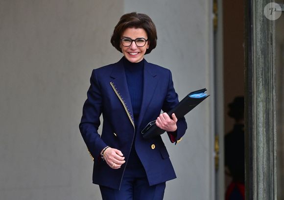 Rachida Dati, Ministre de la Culture, à la sortie du Conseil des ministres au palais de l'Elysée à Paris, le 28 janvier 2026.
© Christian Liewig / Bestimage