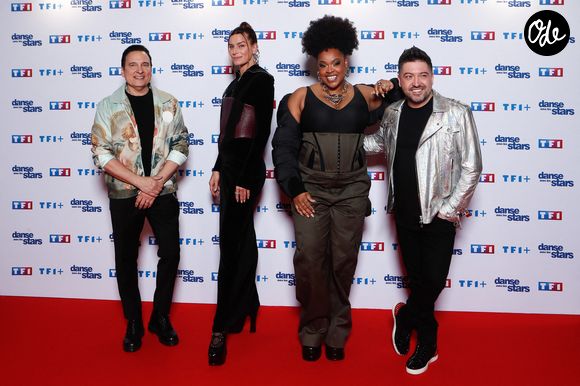Jean-Marc Généreux, Fauve Hautot, Mel Charlot, Chris Marques - Photocall pour le lancement de la nouvelle saison de l'émission "Danse avec les stars 2024 (DALS)" à la Tour TF1 à Boulogne-Billancourt. Le 25 janvier 2024
© Christophe Clovis / Bestimage