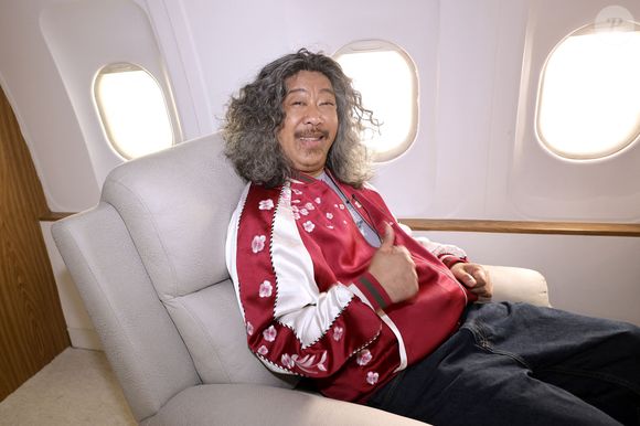 Exclusif - Bun Hay Mean (Le Chinois Marrant) lors de l'enregistrement de l'émission "Le Jet de Luxe", présentée par Jordan de Luxe. Paris, le 18 avril 2025.
© Cédric Perrin/Bestimage