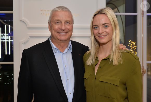 Christian Courtin-Clarins (Président du Conseil de Surveillance de Clarins) et Virginie Courtin-Clarins (Directrice Générale de la Mode Mugler) - Le parfum Angel de Thierry Mugler célèbre ses 25 ans au Grand Musée du Parfum à Paris le 5 janvier 2017.  © Veeren/Bestimage