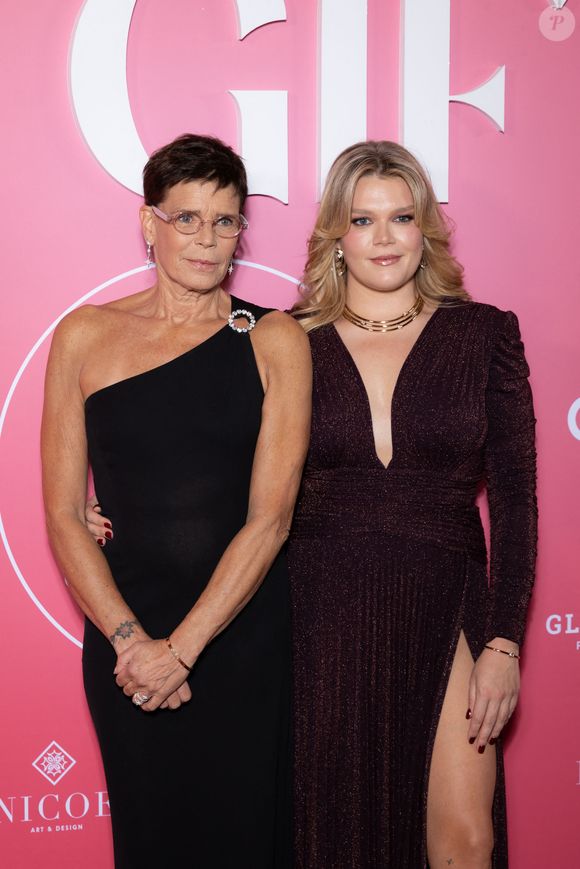 La princesse Stéphanie de Monaco et Camille Gottlieb assistent au premier gala Global Gift organisé par « APM Monaco » à Monaco, dans la salle Empire de l'Hôtel de Paris. © Olivier Huitel/Pool/Bestimage