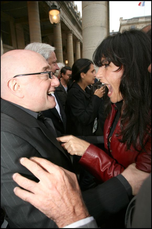 Lio et Michel Blanc à la célébration de la 23ème fête du cinéma au ministère de la culture, Paris, le 26 juin 2007. © Coadic Guirec / Bestimage