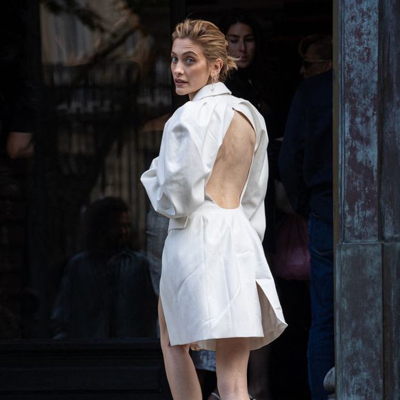 PFW - Paris Jackson est arrivée au défilé Nina Ricci lors du défilé Vêtement Femme Printemps-Été 2025 dans le cadre de la semaine de la mode à Paris le 27 septembre 2024 à Paris, France. Photo by Nasser Berzane/ABACAPRESS.COM