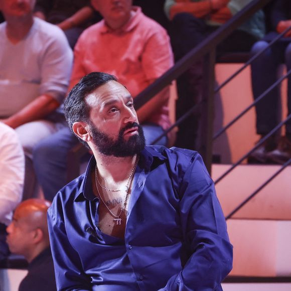 Exclusif - Cyril Hanouna, sur le plateau de  TBT9 présenté par C.Hanouna, et diffusé en direct sur W9, Paris, France, le 24 septembre 2025. © Jack Tribeca / Bestimage