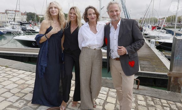 Tonya Kinzinger,  Aurore Delplace, Smadi Wolfman, Fabrice Deville de la série Un Si Grand Soleil
La 27e édition du Festival de la Fiction de La Rochelle, samedi 20 septembre 2025. © Christophe Aubert via Bestimage