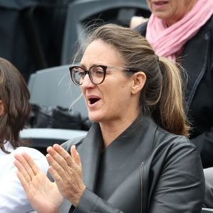 Mary Pierce dans les tribunes des internationaux de France de Roland Garros à Paris le 4 juin 2016. © Moreau - Jacovides / Bestimage