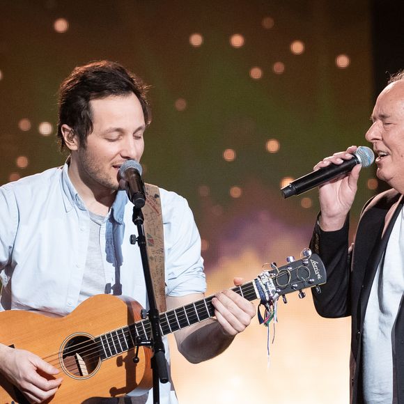 Vianney et Maxime Le Forestier (Victoire d'honneur) - 35ème cérémonie des Victoires de la musique à la Seine musicale de Boulogne-Billancourt, le 14 février 2020. © Cyril Moreau/Bestimage