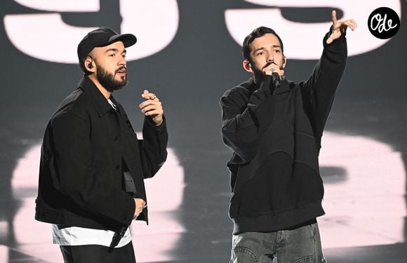 Bigflo et Oli lors de la 38ème cérémonie des Victoires de la musique à la Seine musicale de Boulogne-Billancourt, France, le 10 février 2023. © Coadic Guirec/Bestimage