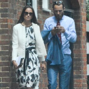 Pippa Middleton et son frère James arrivent à Wimbledon le 26 juin 2014