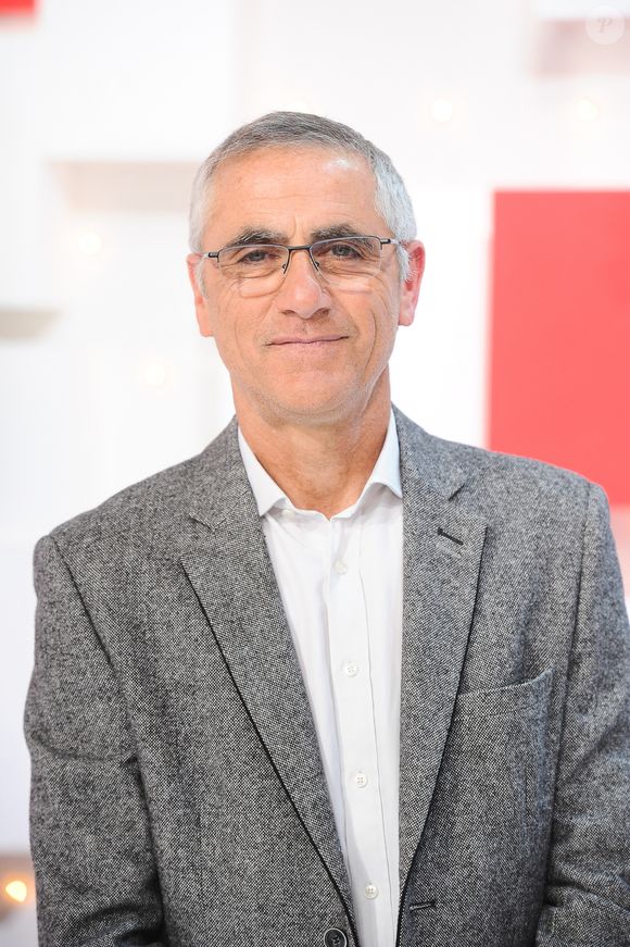 Exclusif - Laurent Jalabert - Enregistrement de l'émission "Vivement dimanche" au Studio Gabriel à Paris, présentée par M.Drucker sur France 3 © Guillaume Gaffiot / Bestimage