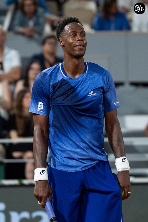 Gaël Monfils joue et perd son dernier match face à Hugo Gaston lors des internationaux de tennis de Roland Garros à Paris le 25 mai 2026.

© Moreau / Jacovides / Bestimage