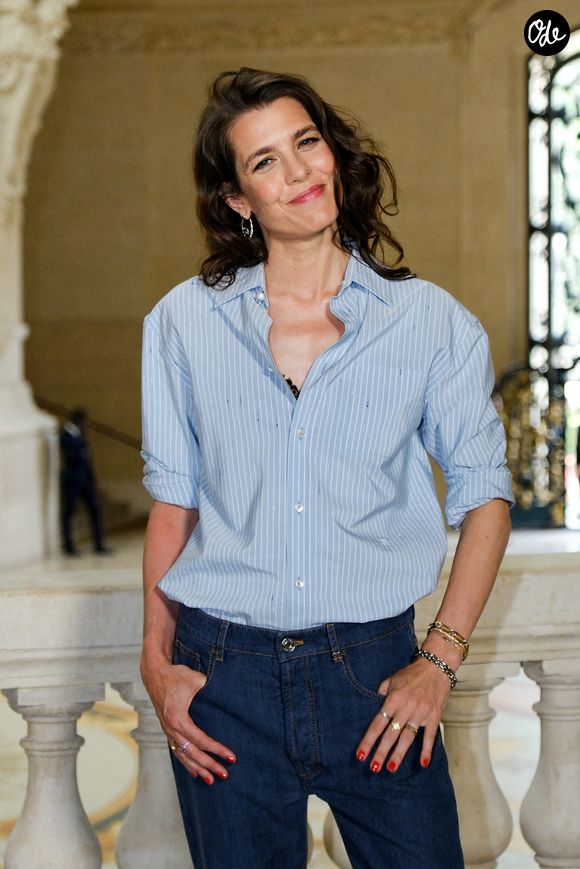 Charlotte Casiraghi au deuxième défilé Chanel "Collection Haute Couture Automne/Hiver 2026-2027" lors de la Fashion Week de Paris, le 7 juillet 2026

© Pauline Mourey / Bestimage