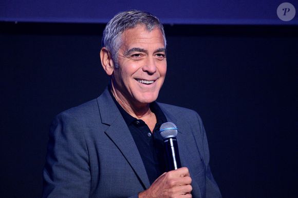 George Clooney fait une apparition remarquée à Igrzyska Wolnosci, les Jeux de la liberté, un festival d'idées majeur en Europe centrale et orientale, à Lodz, en Pologne. Photo par Splash News/ABACAPRESS.COM