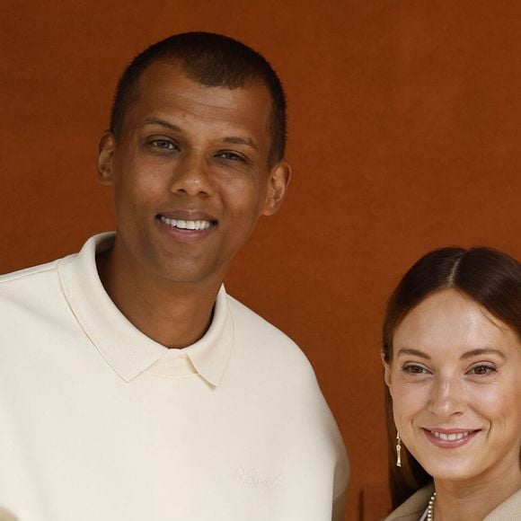 Stromae et sa femme Coralie Barbier lors des Internationaux de France de Tennis de Roland Garros 2026, à Paris, France, le 7 juin 2026. © Jacovides-Moreau/Bestimage