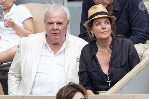 Cendrine Dominguez dans les tribunes lors des Internationaux de France de Tennis de Roland Garros 2025 à Paris, le 29 mai 2025.
© Moreau / Jacovides / Bestimage