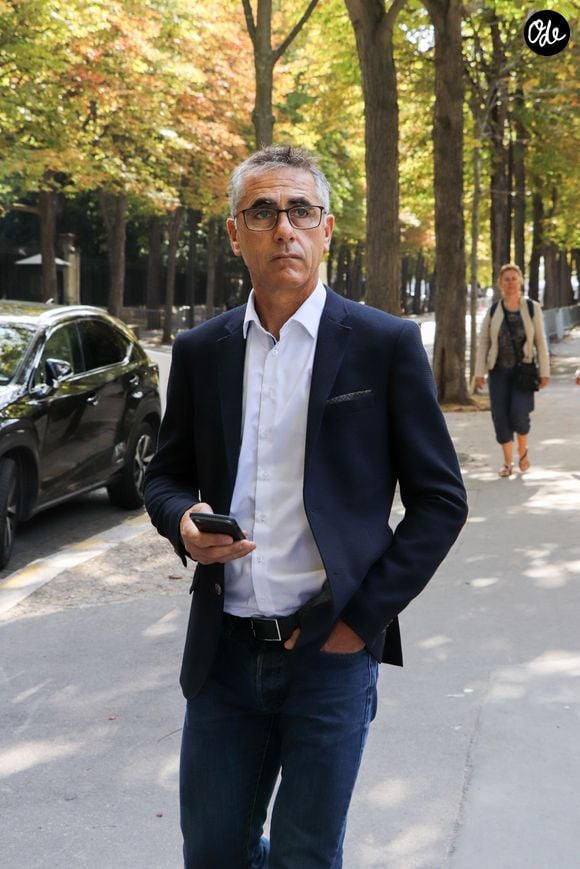Laurent Jalabert arrive à l'enregistrement de l'émission "Vivement Dimanche Prochain" au studio Gabriel à Paris, France, le 21 août 2019. AGENCE / BESTIMAGE