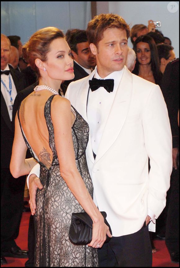 Brad Pitt et Angelina Jolie - Projection du film "The Assassination of Jesse Jame by the coward Robert Ford" lors de la 64e Mostra de Venise le 2 septembre 2007  SGP / BESTIMAGE