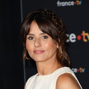 Faustine Bollaert au photocall pour la conférence de presse de rentrée de France TV à la Grande Halle de la Villette à Paris. © Coadic Guirec / Bestimage