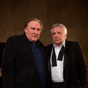 Exclusif - Gérard Depardieu lors de l'enregistrement du "Dernier Show" de Michel Sardou au Palais des Sports à Paris. Le 15 septembre 2017. © Cyril Moreau / Bestimage