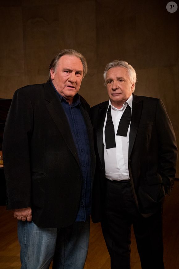Exclusif - Gérard Depardieu lors de l'enregistrement du "Dernier Show" de Michel Sardou au Palais des Sports à Paris. Le 15 septembre 2017. © Cyril Moreau / Bestimage
