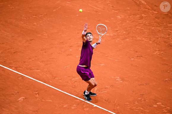 Térence Atmane de France pendant le deuxième jour de Roland Garros 2025 à Roland Garros le 26 mai 2025 à Paris, France. Photo de Sandra Ruhaut/Icon Sport/ABACAPRESS.COM