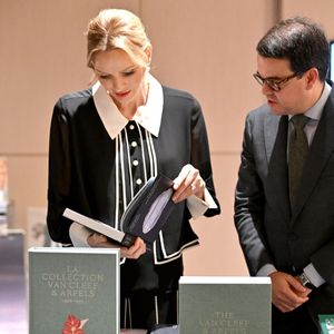 La princesse Charlene de Monaco était présente pour l'ouverture de la seconde édition du salon Joya, un salon international dédié au bijou, au One Monte-Carlo à Monaco, le 13 novembre 2025. © Bruno Bebert / Bestimage