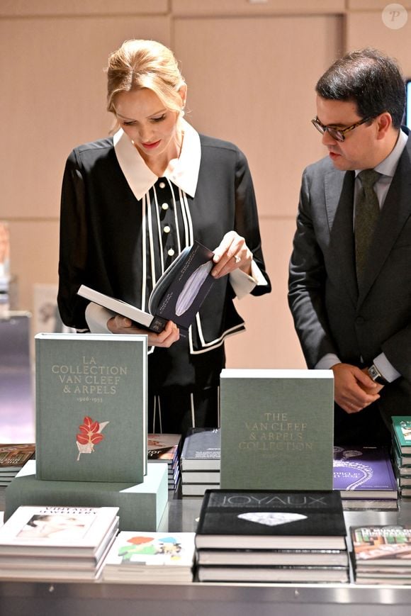 La princesse Charlene de Monaco était présente pour l'ouverture de la seconde édition du salon Joya, un salon international dédié au bijou, au One Monte-Carlo à Monaco, le 13 novembre 2025. © Bruno Bebert / Bestimage