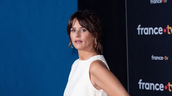 Photo : Trois mois après l'éviction de Laurence Boccolini, Faustine Bollaert  a repris l'animation des "Enfants de la télé" sur France 2. Faustine  Bollaert assiste a la Conference de Presse de rentree