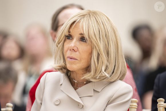 Emmanuel Macron, président de la République Française, et la Première dame Brigitte Macron, visitent le British Museum à Londres, lors de leur voyage officiel au Royaume Uni (8 - 10 juillet 2025), le 9 juillet 2025.
© Eliot Blondet / Pool / Bestimage