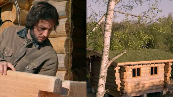 Pendant la construction de sa cabane, Vianney a renoué avec une autre compétence inscrite sur son CV