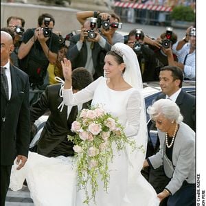 Plus de vingt ans après cet événement, un détail continue d'étonner : l'actrice avait réussi à préserver un précieux secret jusqu'au bout de la journée. 

Clotilde Courau à son mariage à la Basilique Sainte Marie des Anges à Rome 25 septembre 2003 AGENCE / BESTIMAGE