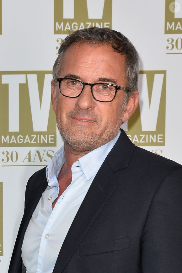 Exclusif - Christophe Dechavanne - Soirée d'anniversaire des 30 ans de TV Magazine au Pavillon des Champs-Elysées à Paris le 17 octobre 2017. © Coadic Guirec/Bestimage (no web - No Blog pour suisse et Belgique)
