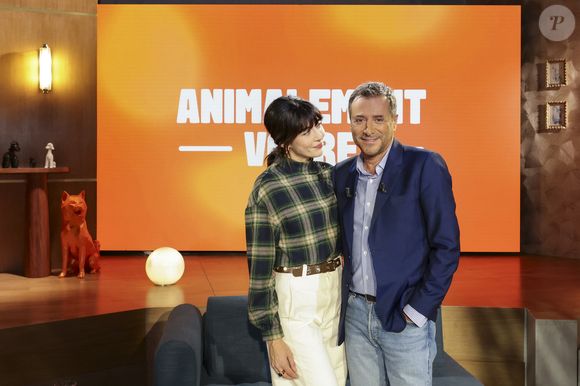 Exclusif - Nolwenn Leroy et Bernard Montiel sur plateau de l'émission "Animalement Vôtre" présentée par B.Montiel et diffusée le 25 janvier 2026 sur France 3, à Paris, France, le 3 décembre 2025. © Jack Tribeca/Bestimage