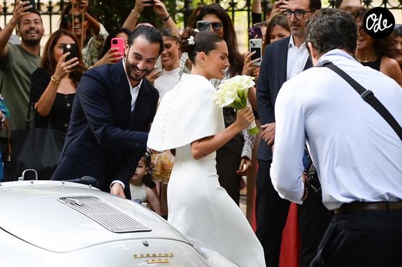 Arrivées au mariage civil de Thylane Blondeau et Benjamin Attal à la mairie du 16ème arrondissement de Paris le 29 juin 2026. Agence / Bestimage