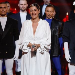 Sheryfa Luna chante son tube "Il avait les mots" - Enregistrement de l'émission "Génération Hit Machine Vol. 2" au Dôme de Paris, les 8 et 9 novembre 2022, diffusée sur W9 le 31 janvier 2023
© Christophe Clovis / Bestimage