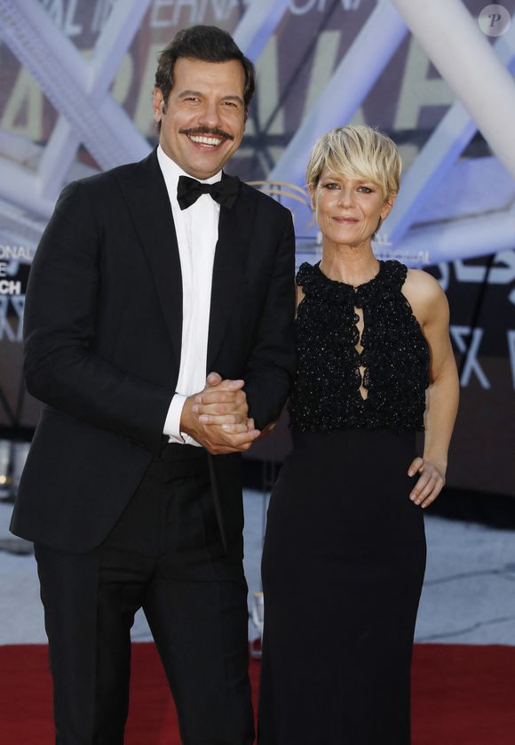 Laurent Lafitte et Marina Fois - Arrivées des personnalités pour la cérémonie en hommage au réalisateur américain J.Gray donnée lors du 19ème Festival International du Film de Marrakech le 12 novembre 2022.
© Denis Guignebourg / Bestimage