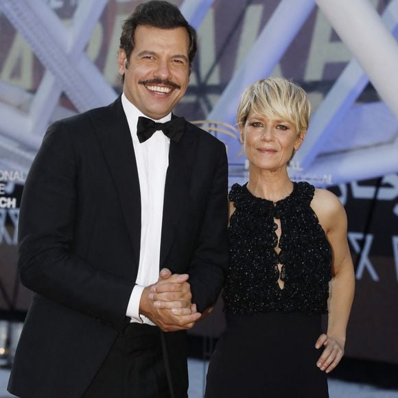 Laurent Lafitte et Marina Fois - Arrivées des personnalités pour la cérémonie en hommage au réalisateur américain J.Gray donnée lors du 19ème Festival International du Film de Marrakech le 12 novembre 2022.
© Denis Guignebourg / Bestimage